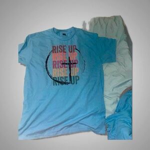 Faith based adult tee size medium